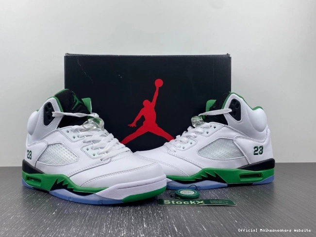 Official Maikesneakers Green Air Jordan Lucky 5 WMNS DD9336-103 0726